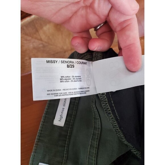 SOCIAL STANDARD by SANCTUARY Pants Women's Sz 8/29 Camo Print High Rise‎ Skinny - Picture 7 of 9